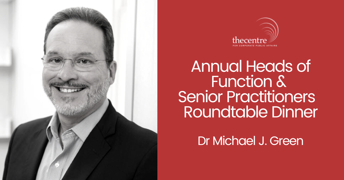 2023 Heads of Function and Senior Practitioners Roundtable Dinner