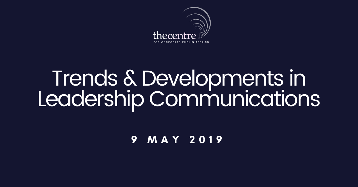 Trends and developments in leadership communications