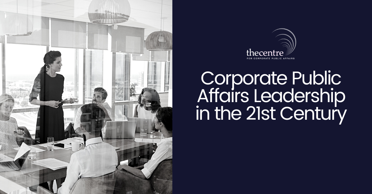 Corporate Public Affairs Leadership in the 21st Century - done