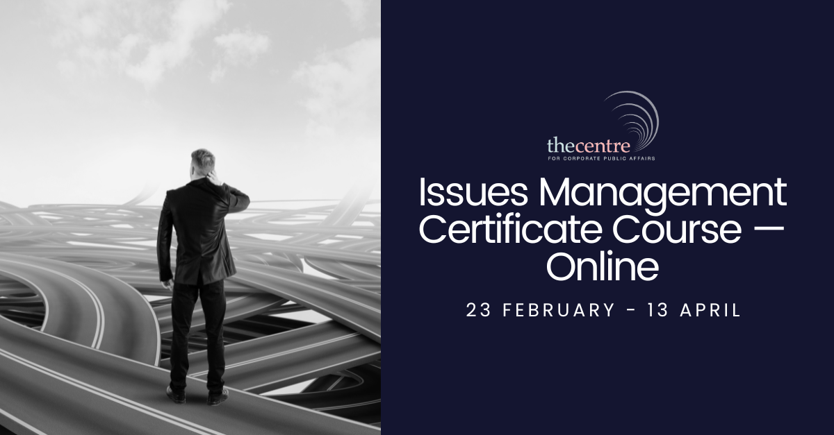Issues Management Online Certificate Course 2026