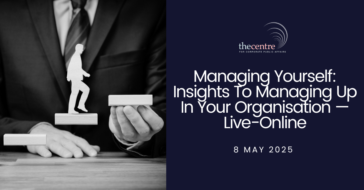 Webinar –Managing yourself: insights to managing up in your organisation