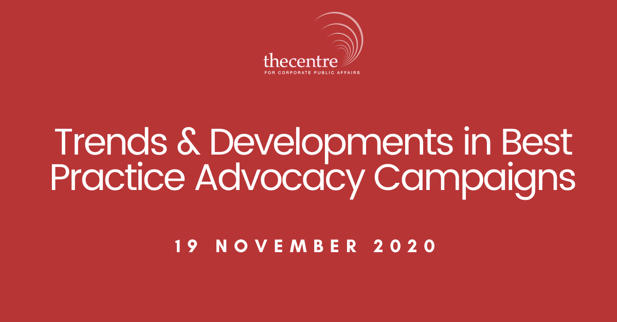Trends and developments in best practice advocacy campaigns