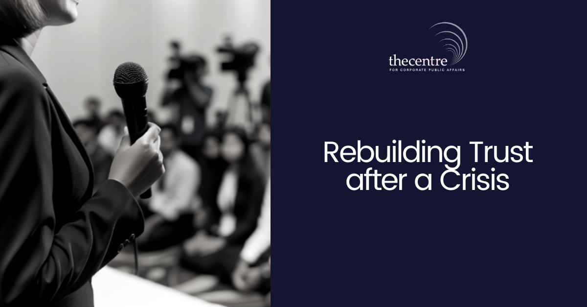 Rebuilding Trust after a Crisis
