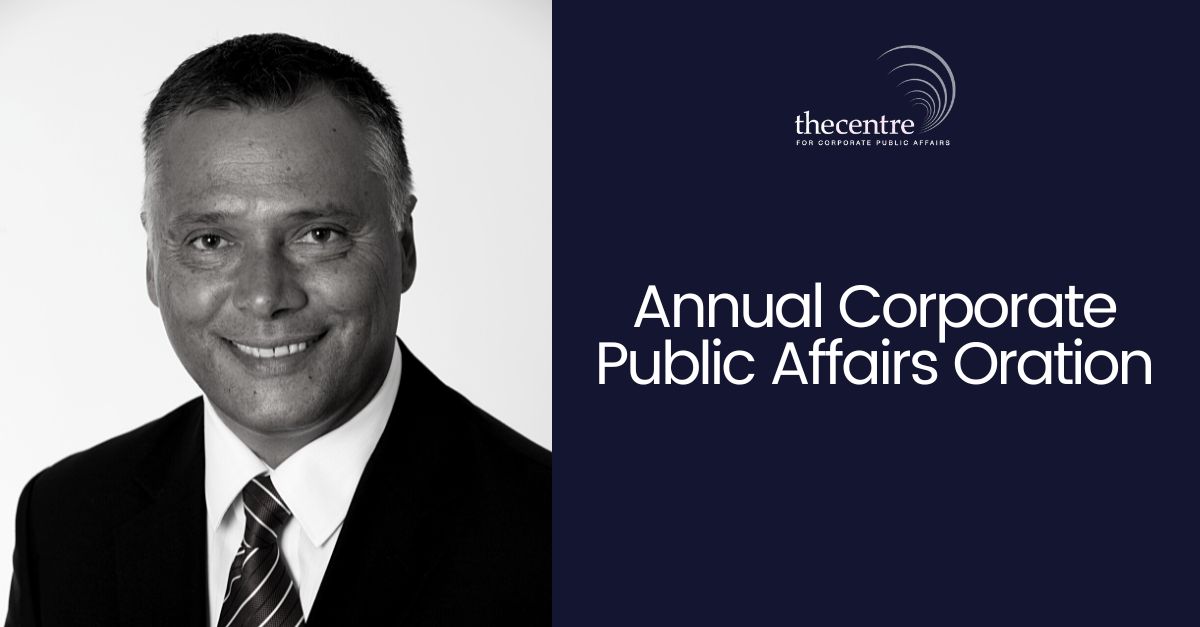 2023 Corporate Public Affairs Oration